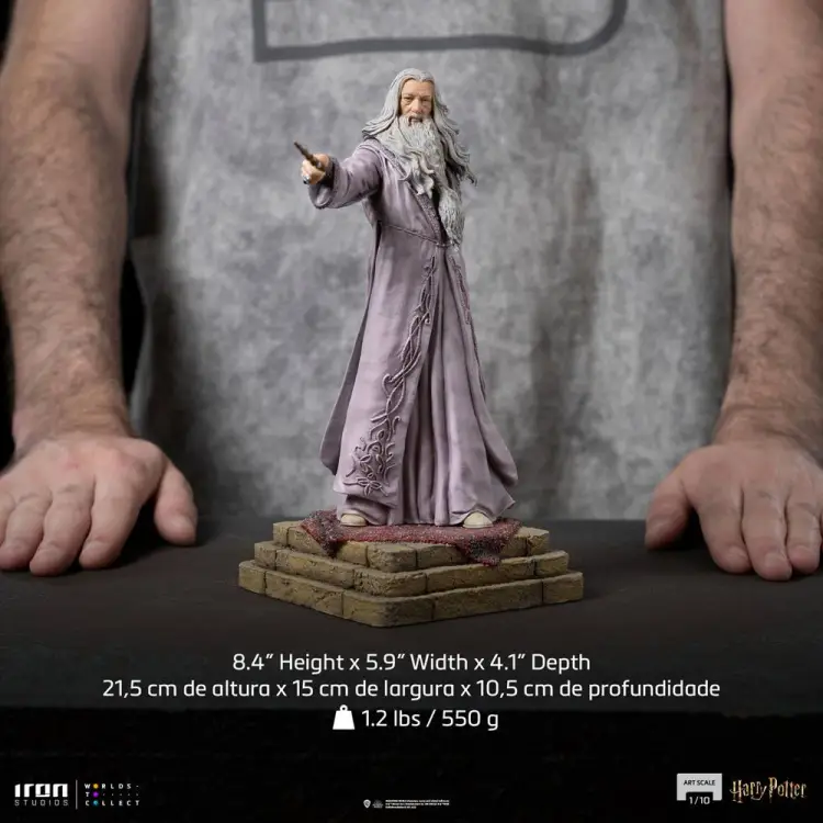 HARRY POTTER - Albus Dumbledore - statuetka w skali 1/10 21 cm
