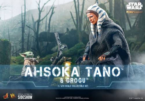 THE MANDALORIAN - Ahsoka i Grogu - Zestaw 2 figurek akcji 29 cm