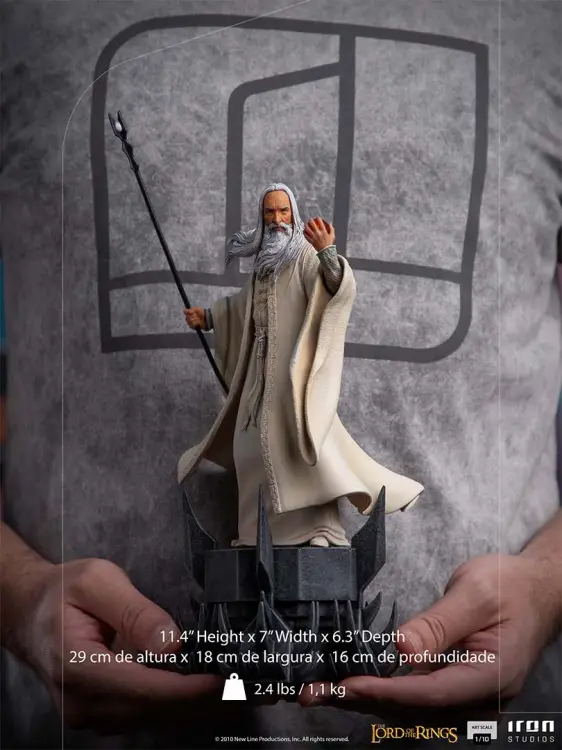 WŁADCA PIERŚCIENI - Saruman - Statuetka BDS ArtScale 1/10 - 29cm