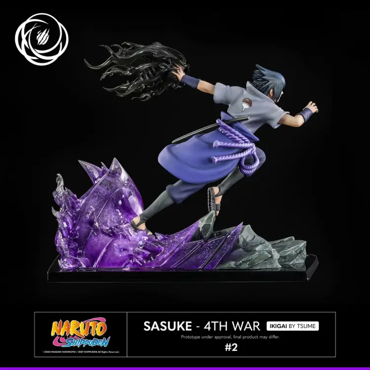NARUTO - Sasuke Uchiwa Ikigai - 4th War - żywiczna statuetka 1/6 autorstwa Tsume