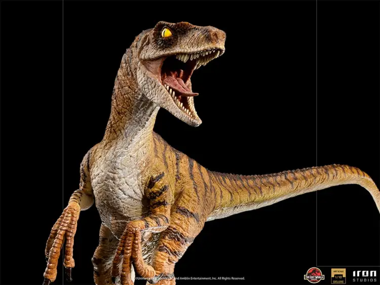 JURASSIC PARK LOST WORLD - Velociraptor Del. - Statuetka ArtScale 1/10 18 cm Statuetka ArtScale 1/10 18 cm