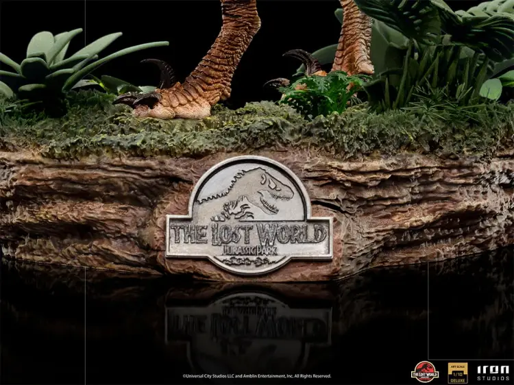 JURASSIC PARK LOST WORLD - Velociraptor Del. - Statuetka ArtScale 1/10 18 cm Statuetka ArtScale 1/10 18 cm