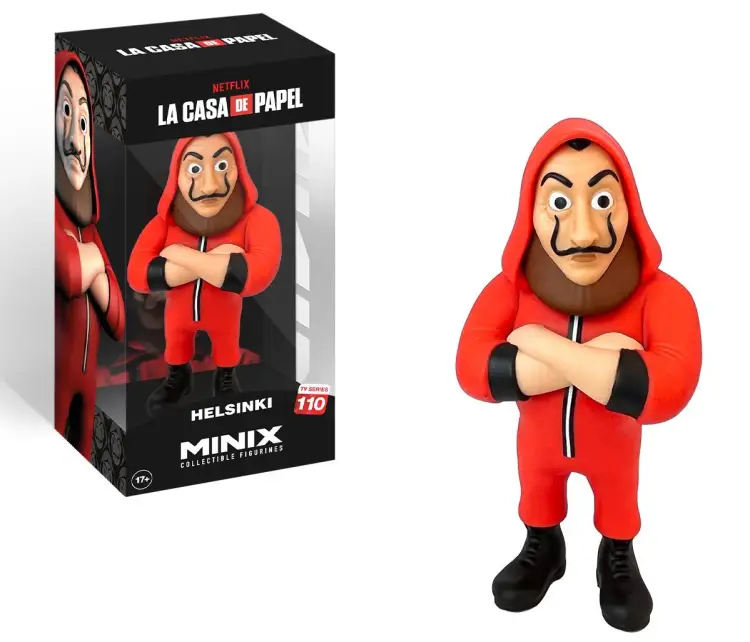 MONEY HEIST - Helsinki z maską - figurka Minix 12 cm