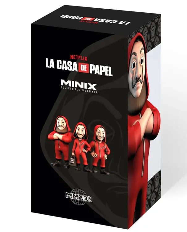 MONEY HEIST - Helsinki z maską - figurka Minix 12 cm