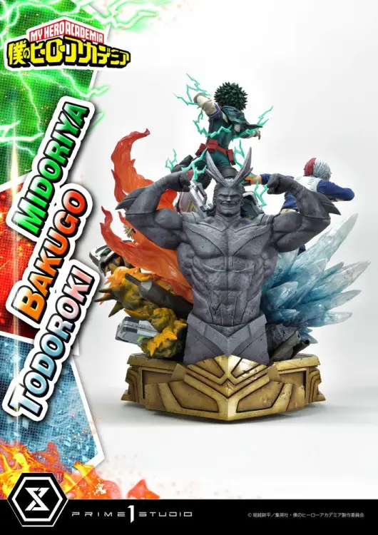 MY HERO ACADEMIA - Midoriya, Bakugo & Todoroki - Statuetka 69 cm