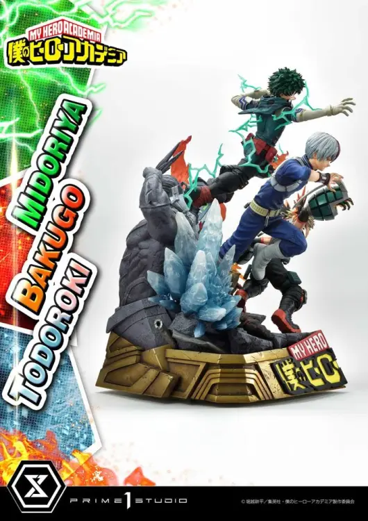 MY HERO ACADEMIA - Midoriya, Bakugo & Todoroki - Statuetka 69 cm