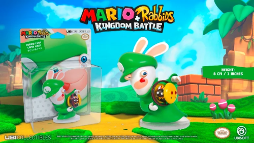 MARIO + RABBIDS KINGDOM - Figurka 3 cale Królik Luigi (Ubisoft)