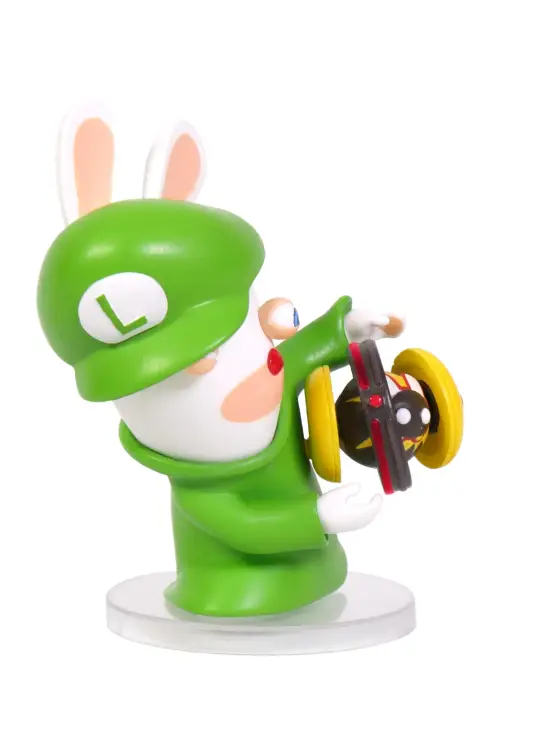 MARIO + RABBIDS KINGDOM - Figurka 3 cale Królik Luigi (Ubisoft)