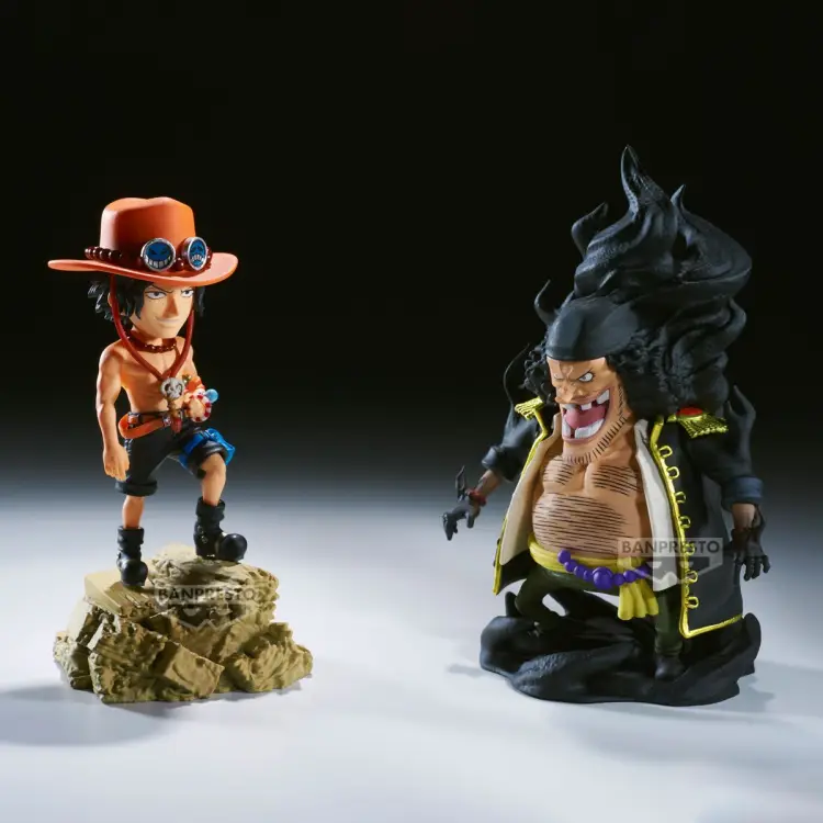ONE PIECE - Ace VS Marshall D. Teach - Figurka WCF Log Stories 8cm