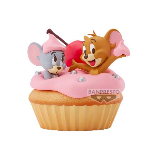 TOM & JERRY - Jerry & Tuffy - Figurka duża z miękkiego winylu 11 cm