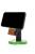 MINECRAFT - Enderman - Kontroler "Holdem" i obsługa telefonu - 11 cm