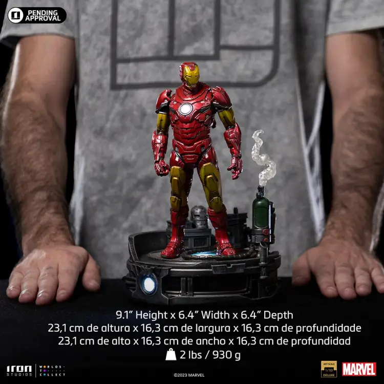 MARVEL - Iron Man Unleashed - Statua artystyczna w skali 1/10 23,1 cm