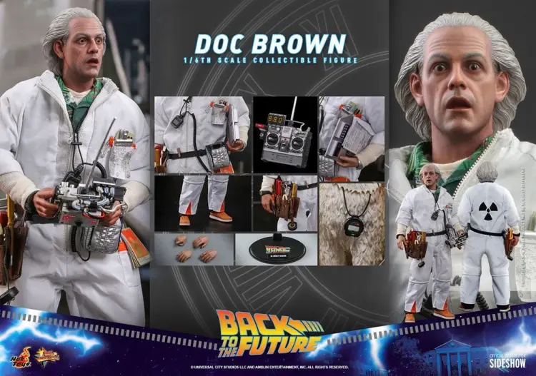 BACK TO THE FUTURE - Doc Brown - statuetka 30 cm