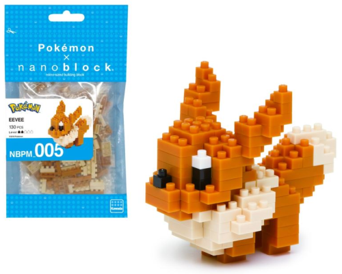 POKEMON - Eevee - Figurka Nanoblock 10cm