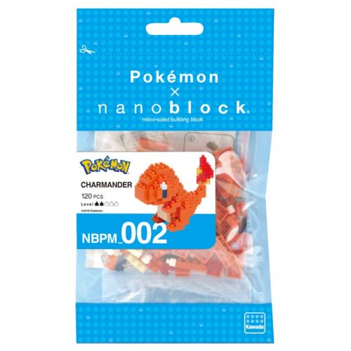 POKEMON - Charmander - Figurka Nanoblock 10 cm