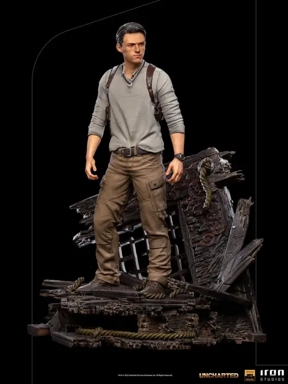 UNCHARTED - Nathan Drake - Statuetka ArtScale 1/10 Deluxe - 22 cm