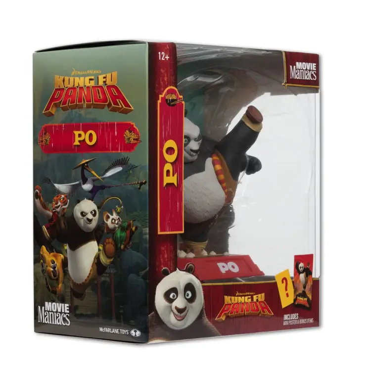 KUNG FU PANDA - Po - Statuetka Movie Maniacs 17 cm