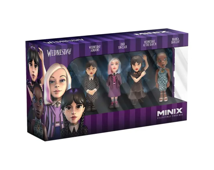 ŚRODA -Środa w sukience,Enid,Bianca -4 rys.Minix 7cm
