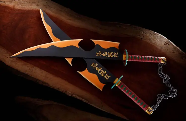 DEMON SLAYER - Miecz Nichirin Tengen Uzui - Replika Proreplika 110cm