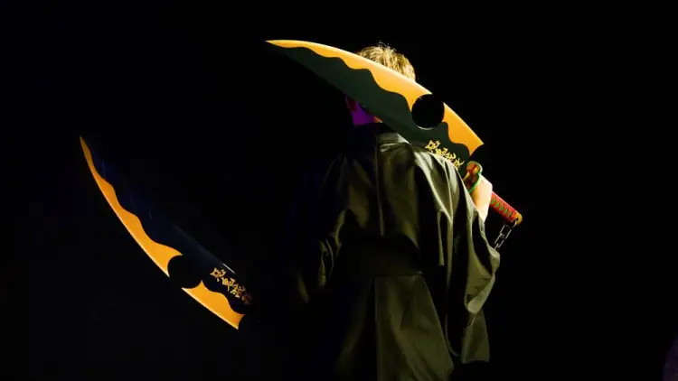 DEMON SLAYER - Miecz Nichirin Tengen Uzui - Replika Proreplika 110cm