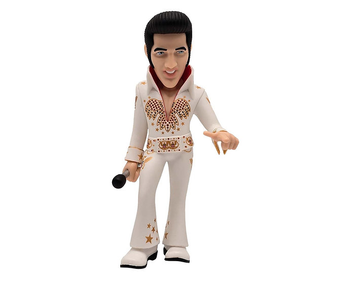 ELVIS - Elvis w białym garniturze - Figurka Minix # 12cm