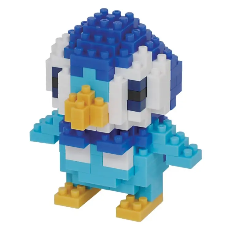 POKEMON - Piplup - Figurka Nanoblock 10 cm