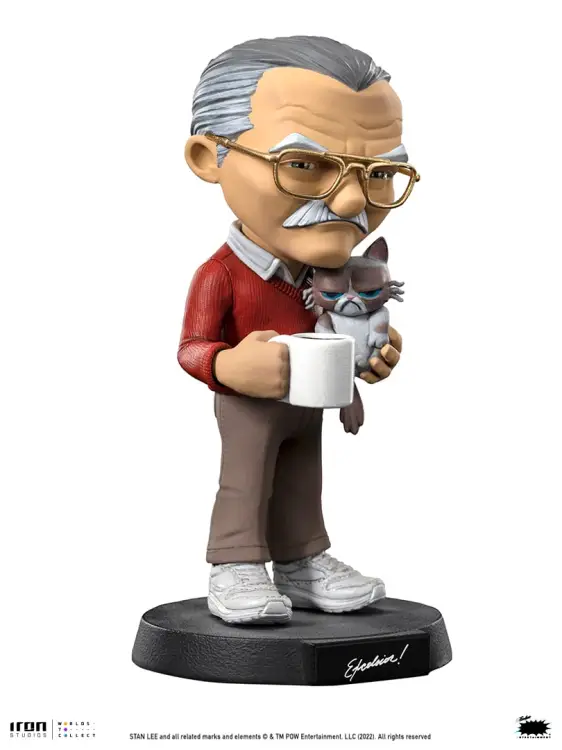 MARVEL - Stan Lee z Grumpy Cat - Figurka Mini Co. 15cm