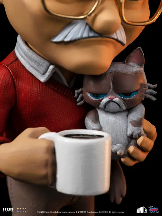 MARVEL - Stan Lee z Grumpy Cat - Figurka Mini Co. 15cm