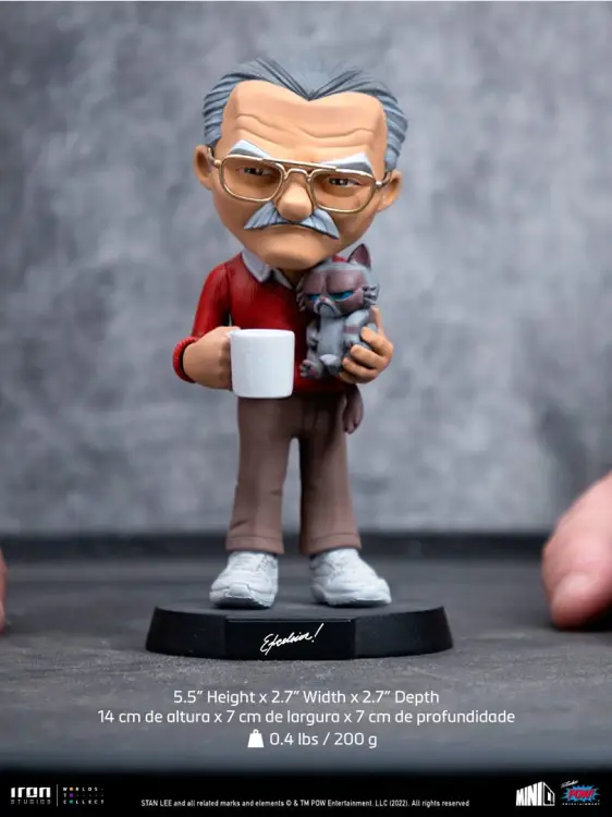 MARVEL - Stan Lee z Grumpy Cat - Figurka Mini Co. 15cm