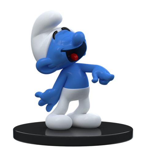 SMURF - Smerf Jokey - Figurka 4 cale