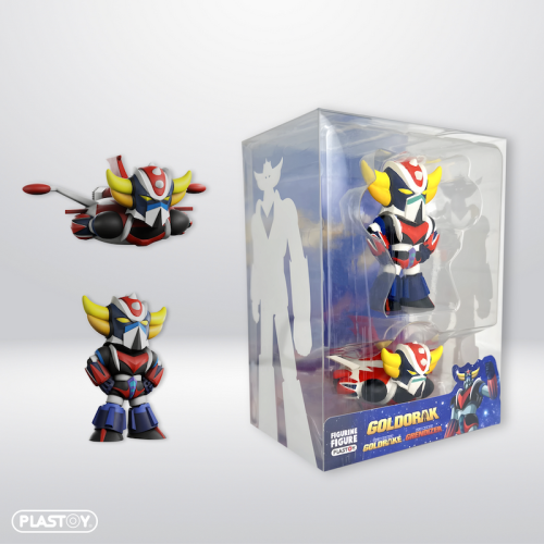 GOLDORAK - Spodek i Goldorak stojący - 2 figurki Pakiet 7cm