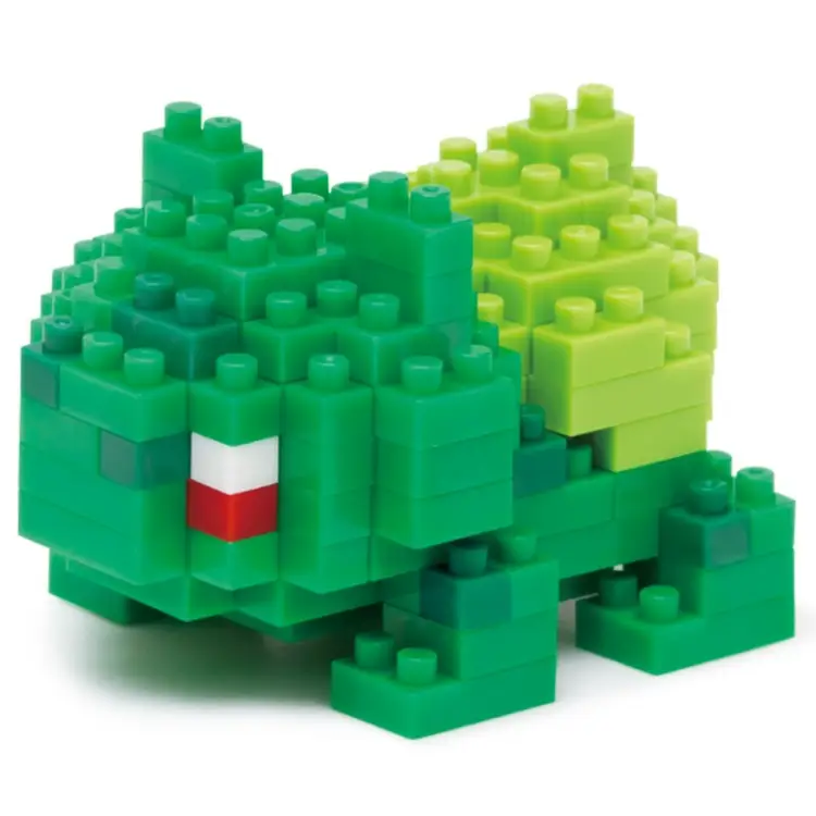POKEMON - Bulbasaur - Figurka Nanoblock 10 cm
