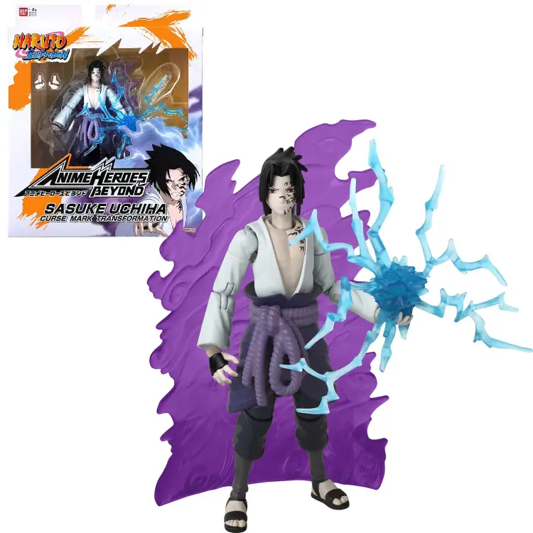 NARUTO - Sasuke z efektem transf. - Figurka Anime Heroes Beyond 17cm