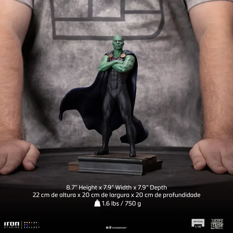 SNYDER JUSTICE LEAGUE - Martian Manhunter - statuetka w skali 1/10 22 cm