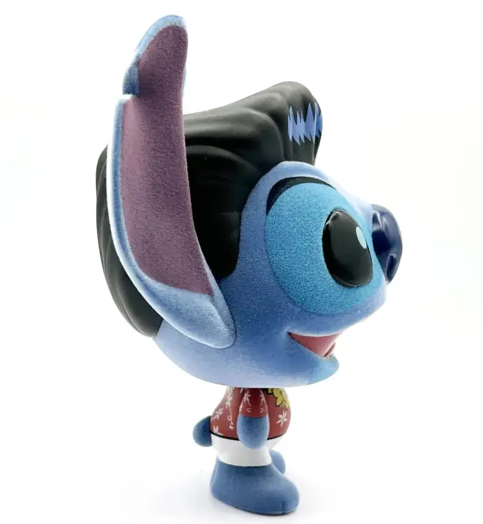 STITCH - Elvis Blue Hawaiian - Bhunny Flokowana Figurka Winylowa - 10cm
