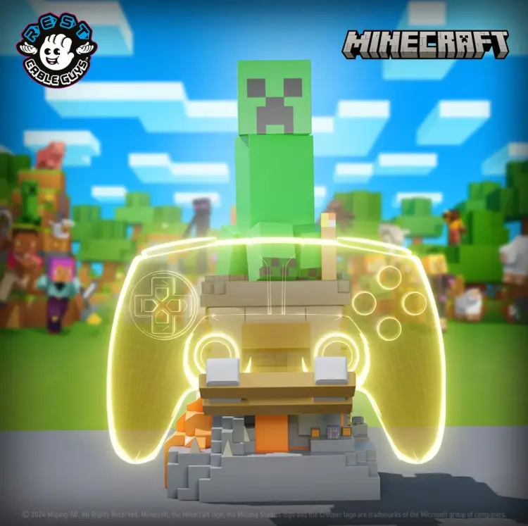 MINECRAFT - Creeper - Kontroler i wsparcie telefoniczne - 20 cm