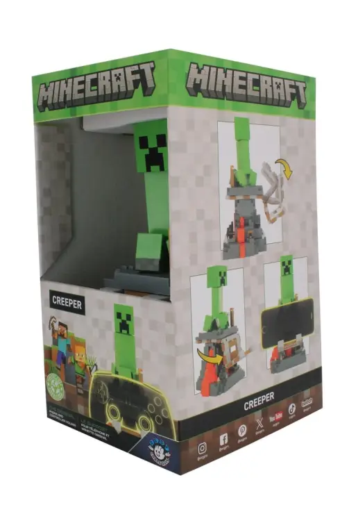 MINECRAFT - Creeper - Kontroler i wsparcie telefoniczne - 20 cm