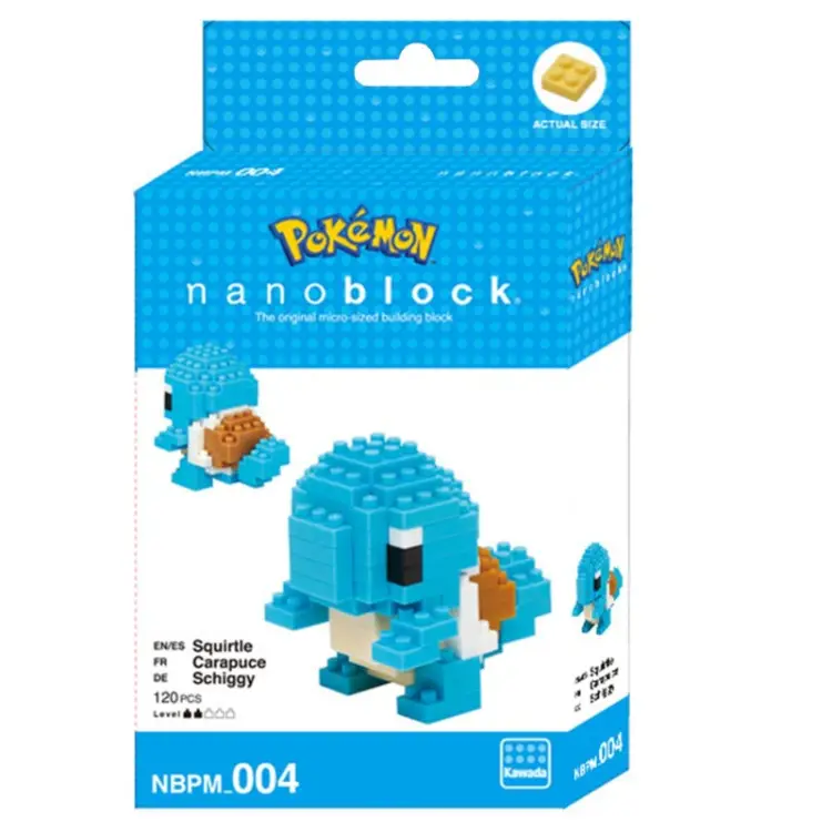 POKEMON - Squirtle - Figurka Nanoblock 10cm