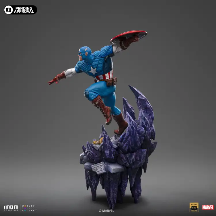MARVEL - Kapitan Ameryka - Statua Art Scale Deluxe 1/10 34cm