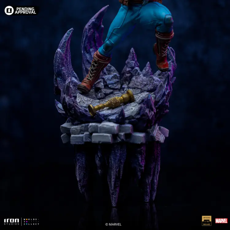 MARVEL - Kapitan Ameryka - Statua Art Scale Deluxe 1/10 34cm