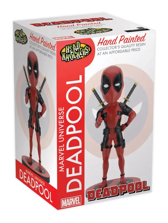 MARVEL - Deadpool classic - Figurka Head Knocker NECA - 22 cm