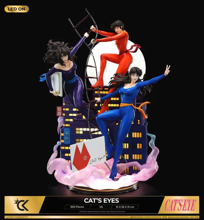 CAT'S EYES - Kocie Oko - Statuetka Żywica 1/6 51cm