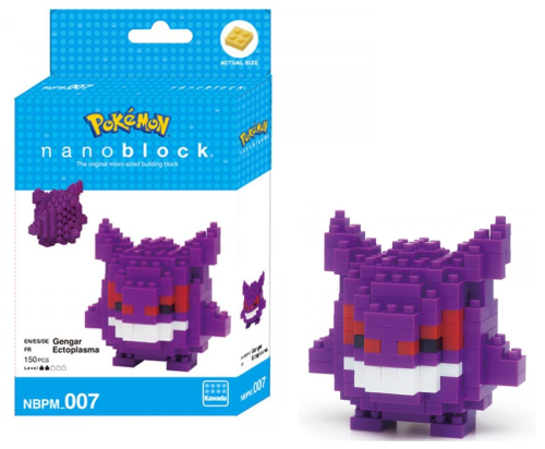 POKEMON - Gengar - Figurka Nanoblock 10 cm