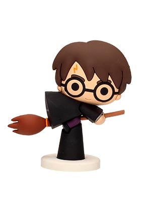 HARRY POTTER - Gumowa mini figurka 6 cm - Harry na Nimbusie
