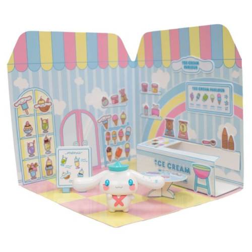 HELLO KITTY - Cinnamoroll 6cm Naklejka Domek Lodziarnia