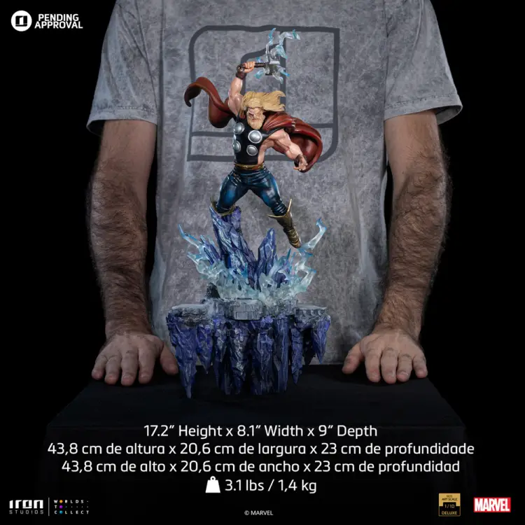 MARVEL - Thor "Rękawica Nieskończoności" - Statua Art Scale Deluxe 1/10 43cm