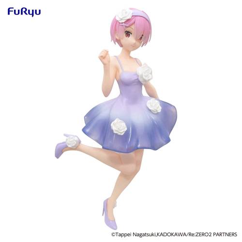 RE ZERO - Ram "Flower Dress" - Statuetka Trio-Try-iT 21cm
