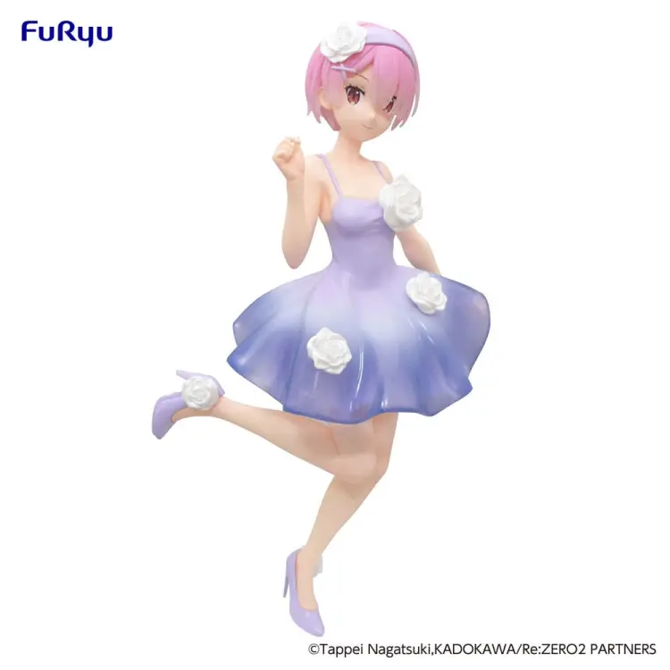 RE ZERO - Ram "Flower Dress" - Statuetka Trio-Try-iT 21cm