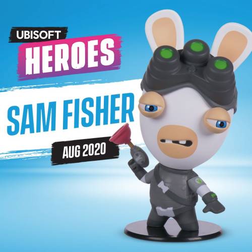 UBI HEROES - Chibi Rabbid Sam Fisher - figurka z serii 1