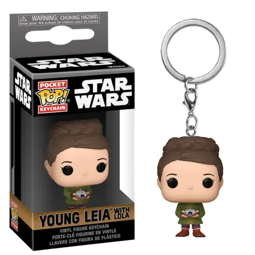 Funko POP! Keychains Obi-Wan Kenobi Young Leia Organa